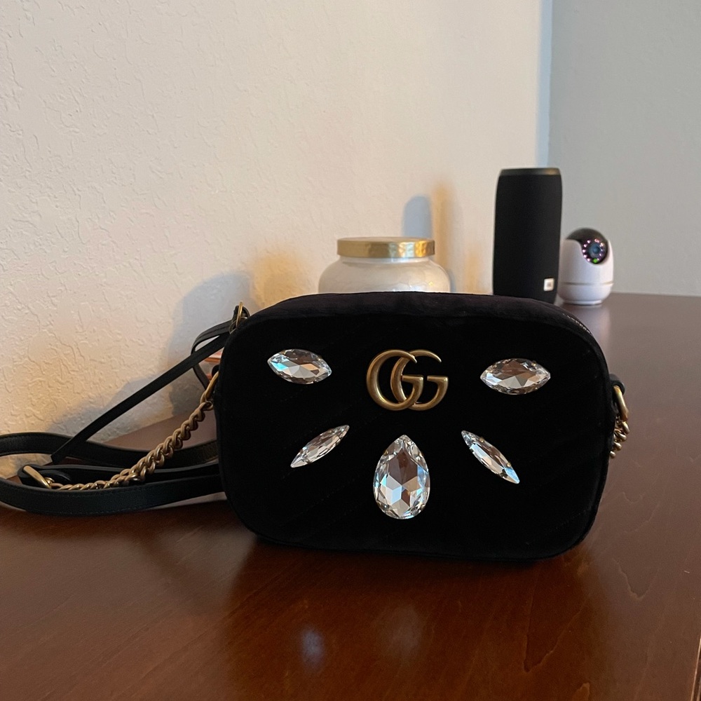 Gucci Embellished Marmont Crossbody